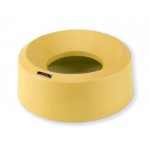 Ирис крышка для контейнера воронкообразная круглая, жёлтая