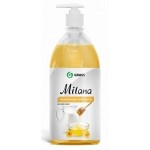 Жидкое крем-мыло Milana молоко и мед с дозатором (флакон 1000 мл)