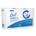 Туалетная бумага в стандартных рулонах SCOTT® 600, двухслойная