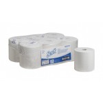 Бумажные полотенца в рулонах SCOTT® Control, однослойные, белые