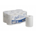 Бумажные полотенца в рулонах SCOTT® Control Slimroll, однослойные, белые